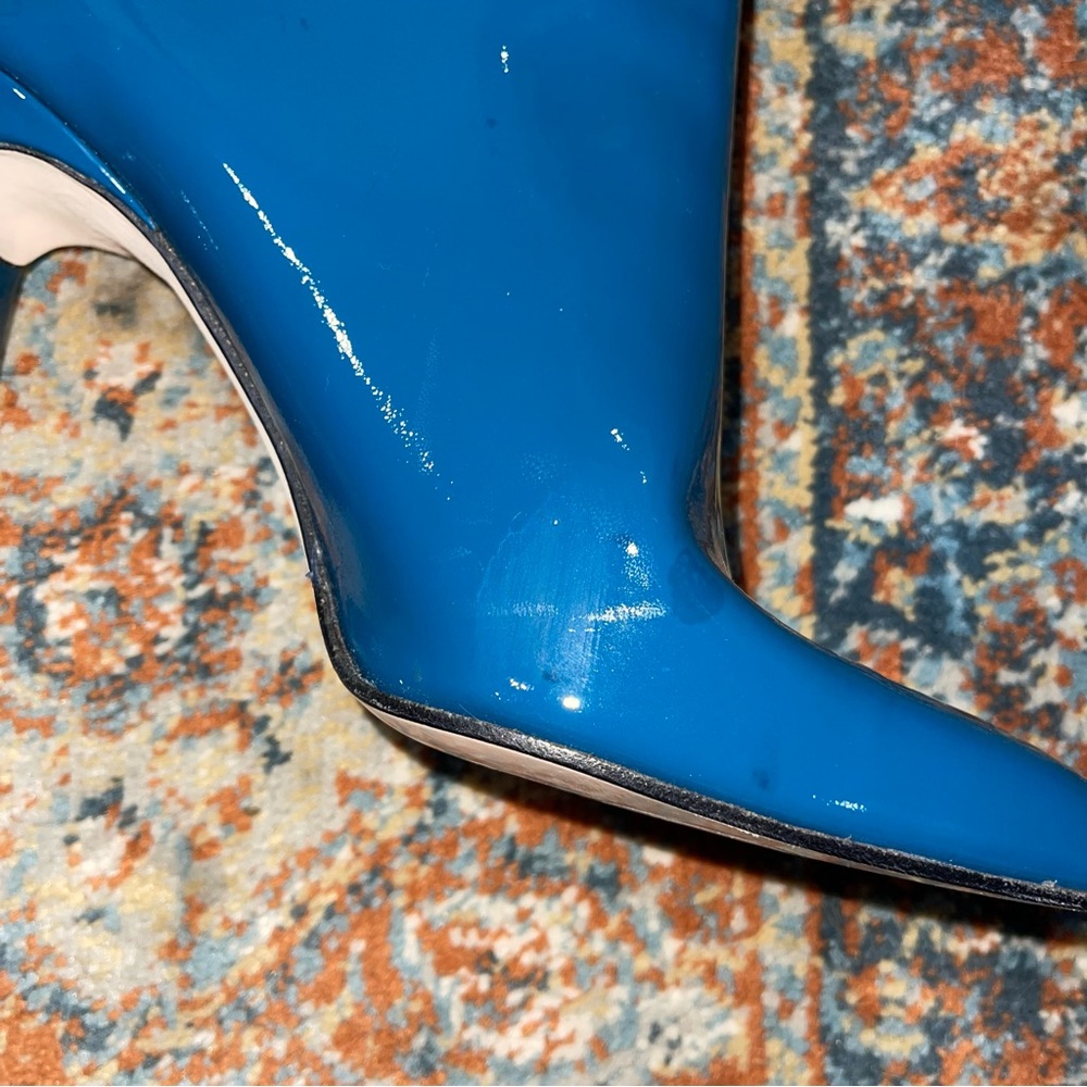 Tamara Mellon | Legacy Over The Knee Teal Blue Boots Size: 41.5 - Picture 9 of 12